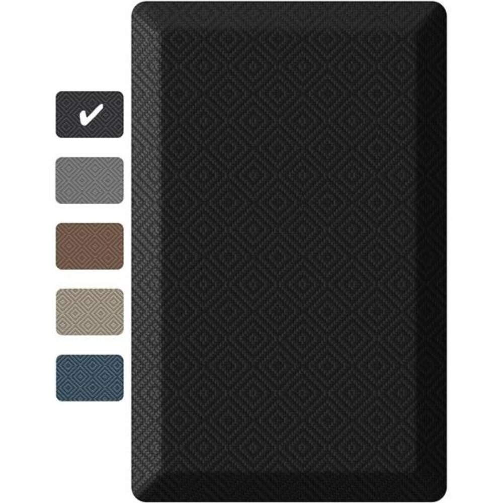 Ophanie Anti Fatigue Kitchen Mat 20x32 Thick Cushioned Waterproof Floor Rug